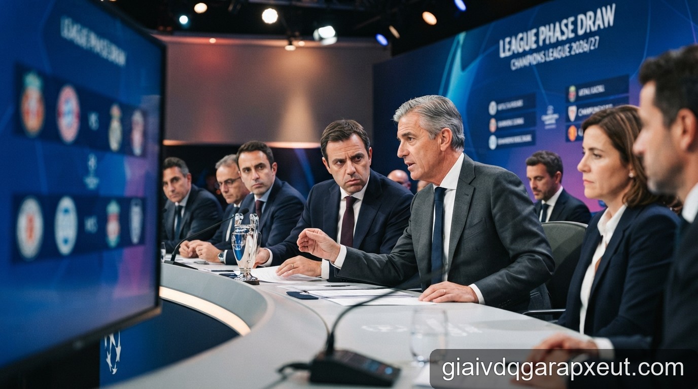 Kết quả bốc thăm Champions League 2026/27: Những cặp đấu 'tử thần' và tham vọng của các ông lớn